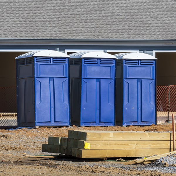 how can i report damages or issues with the portable toilets during my rental period in Canyonville Oregon